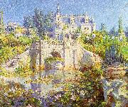 Colin Campbell Cooper A California Water Garden at Redlands Sweden oil painting reproduction